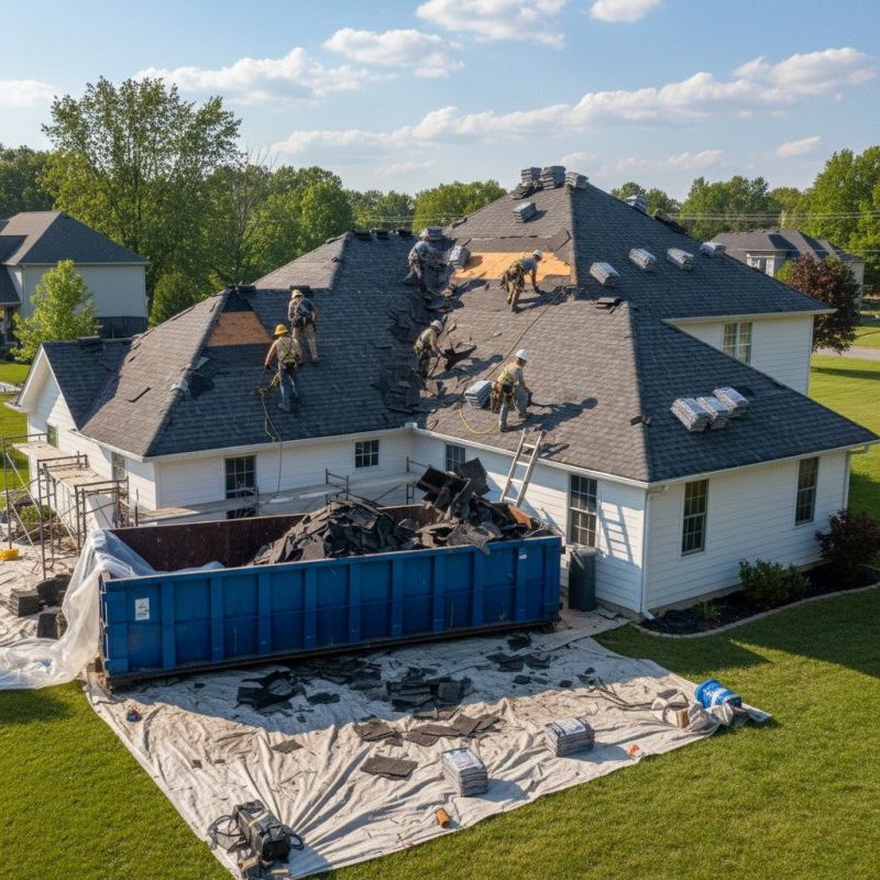 Asphalt Roof Replacement in Framingham, MA