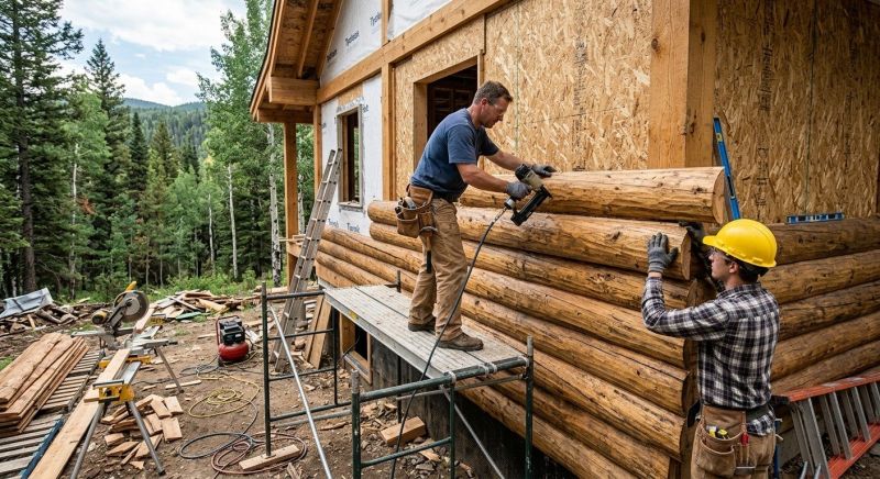 Log Home Siding Installation in Fairfield County, CT