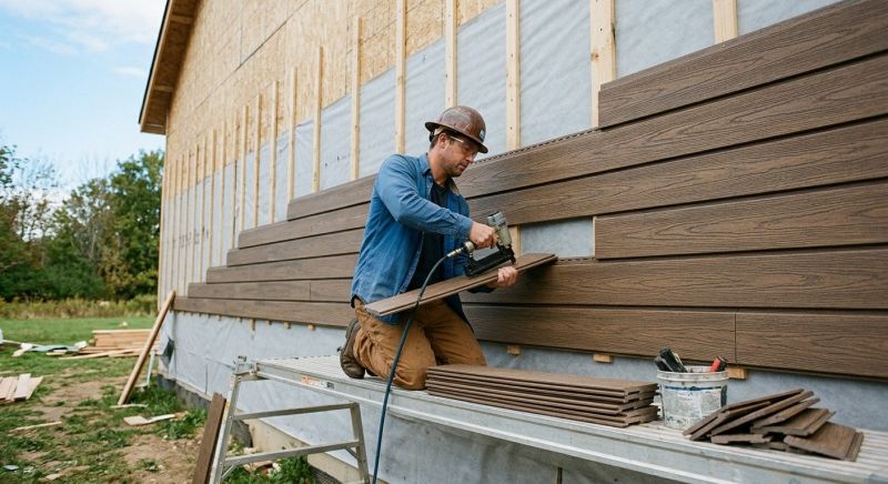 Faux Wood Siding Installation in Boston, MA